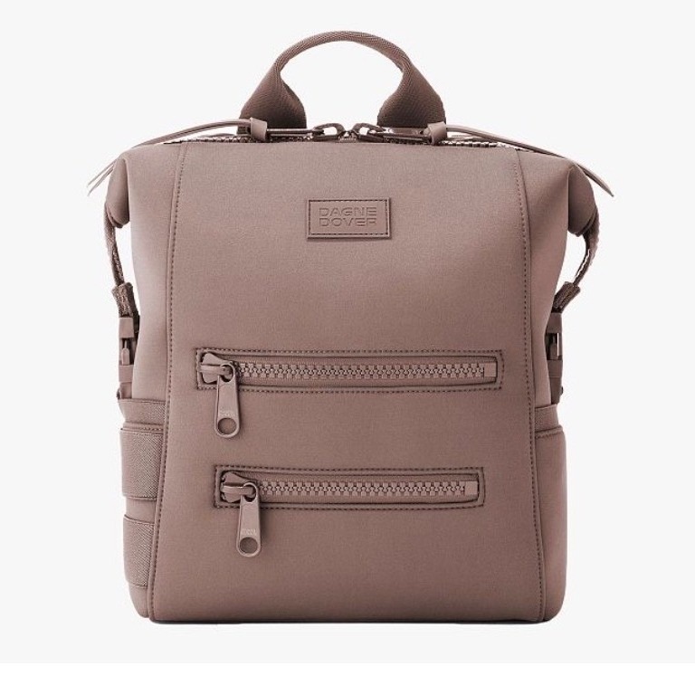 Dagne Dover Neoprene Dakota Backpack Brown Gorpcore Travel Work School Large
